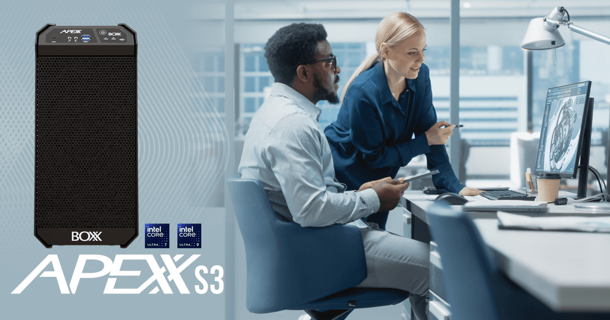 BOXX launches APEXX S3 workstation with Blackwell GPU and Intel Ultra