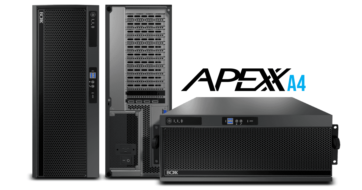 BOXX launches APEXX A4 workstation with Zen 5 AMD Ryzen 9000