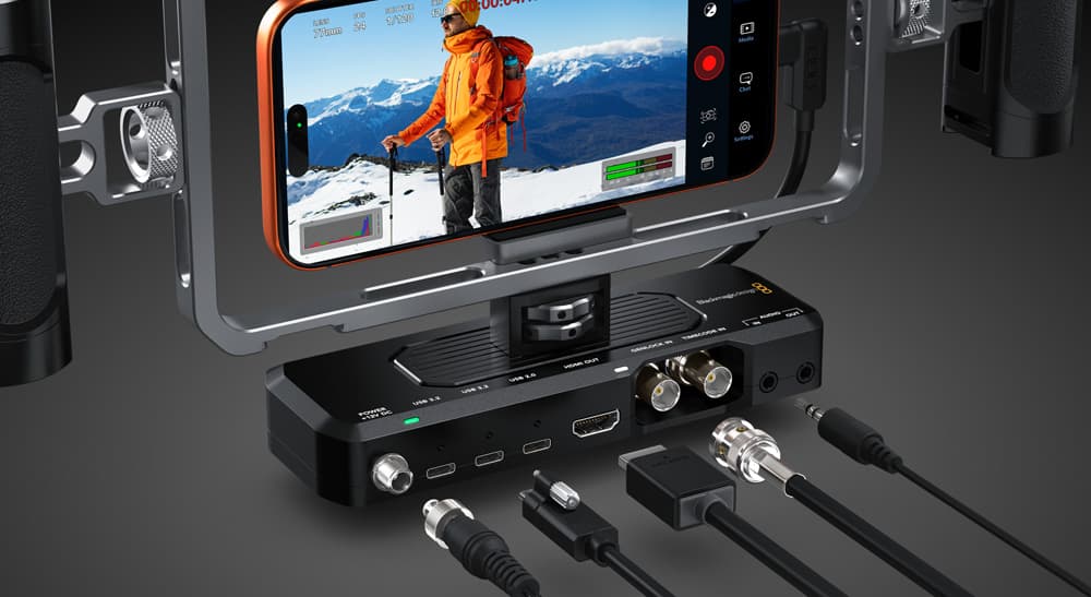 Apple and Blackmagic Design bring cinema-grade IO and genlock to iPhone