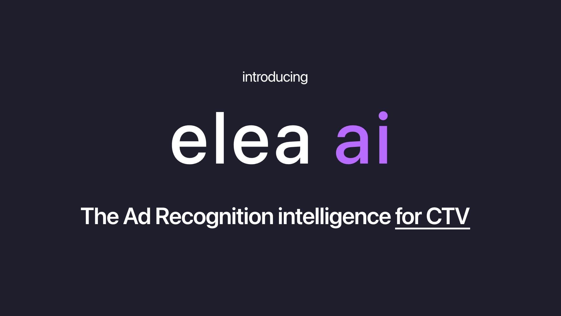 Publica launches Elea AI to automate CTV ad deduplication through vision