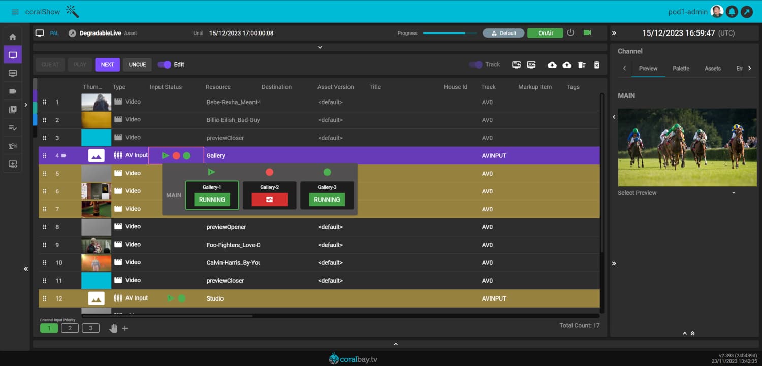 coralbay.tv brings AI captioning and smarter IP live input switching to NAB