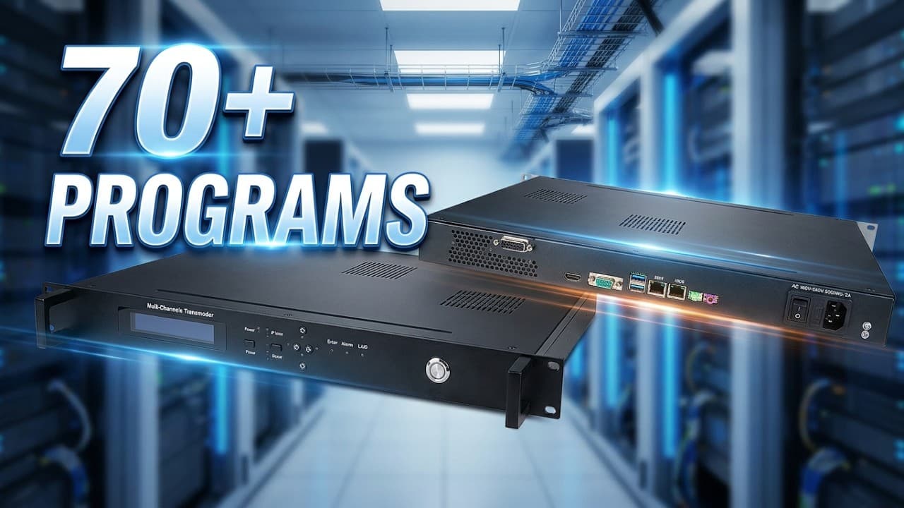 New Transcoder Processes 4K, HD, SD Streams, Supports Multiple Protocols