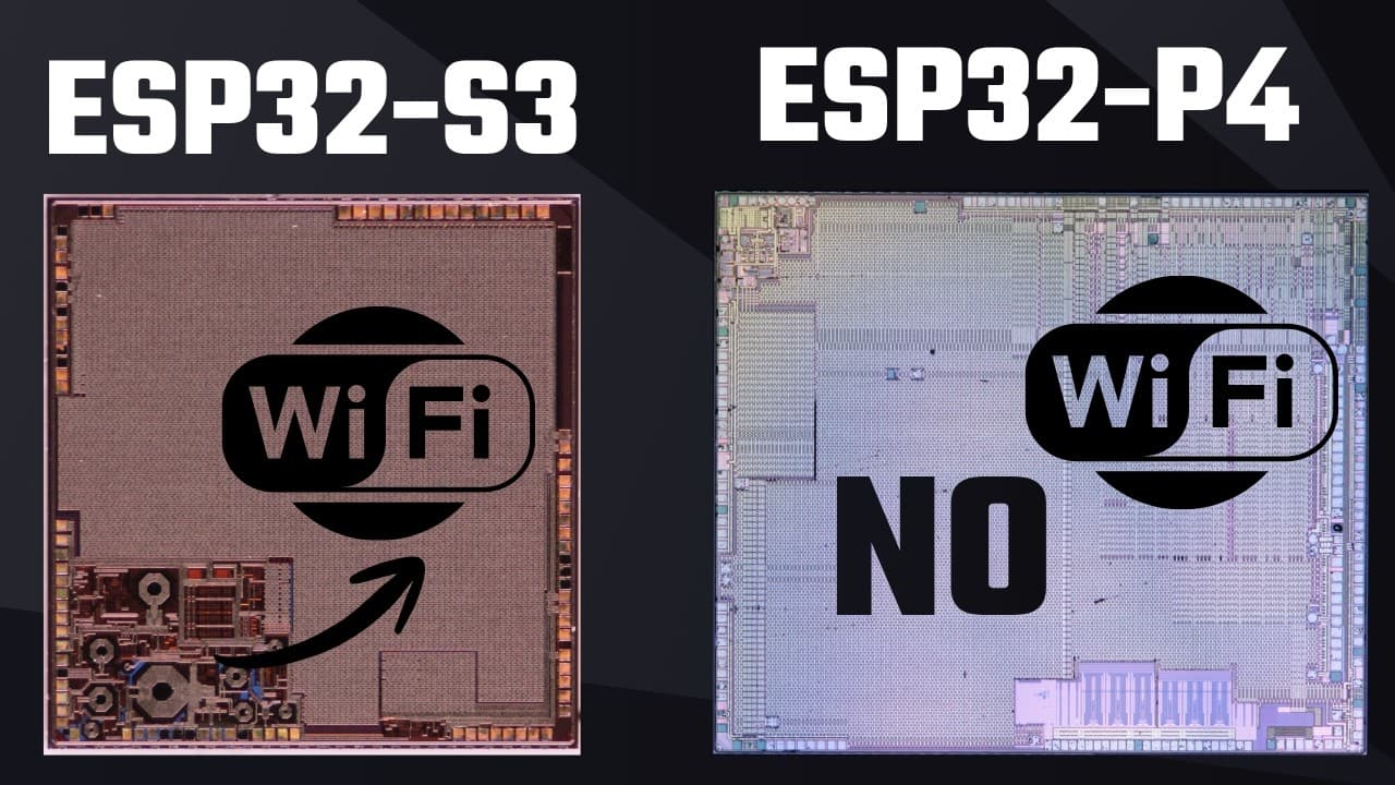 Espressif's ESP32-P4 Drops Wi-Fi for Advanced Digital Logic, H.264 Encoder