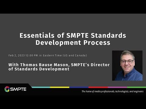 SMPTE launches Public Committee Draft process to accelerate standards feedback