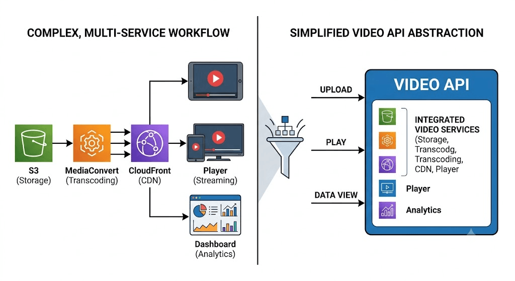 Building vs. buying video pipelines: The true cost of AWS primitives