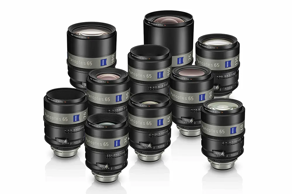 Zeiss adds 10 Panoptes 65 primes for 65mm cinematography