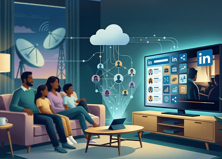 LinkedIn brings professional targeting to CTV screens