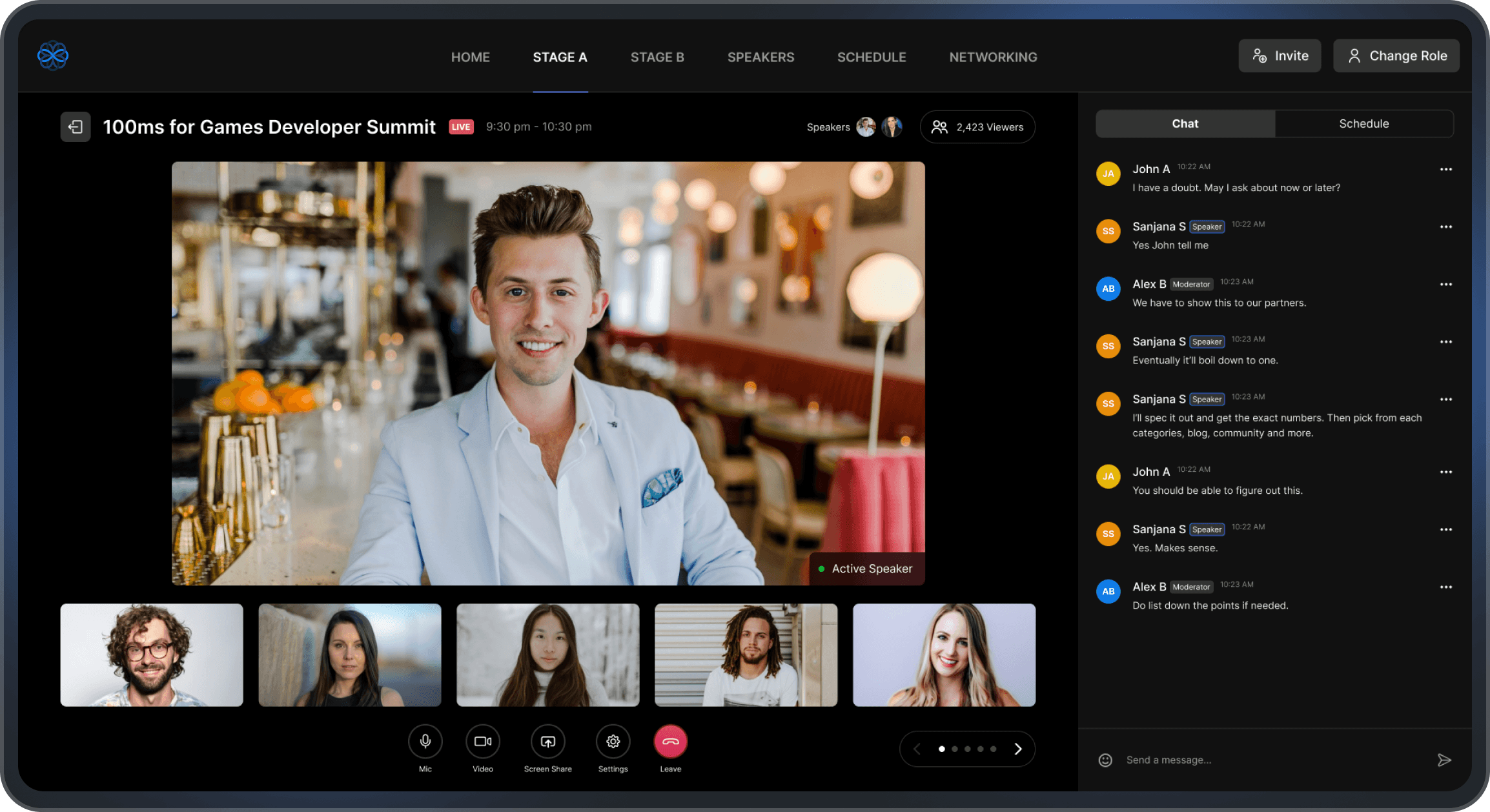 100ms launches Virtual Event Starter Kit for 10,000 viewers
