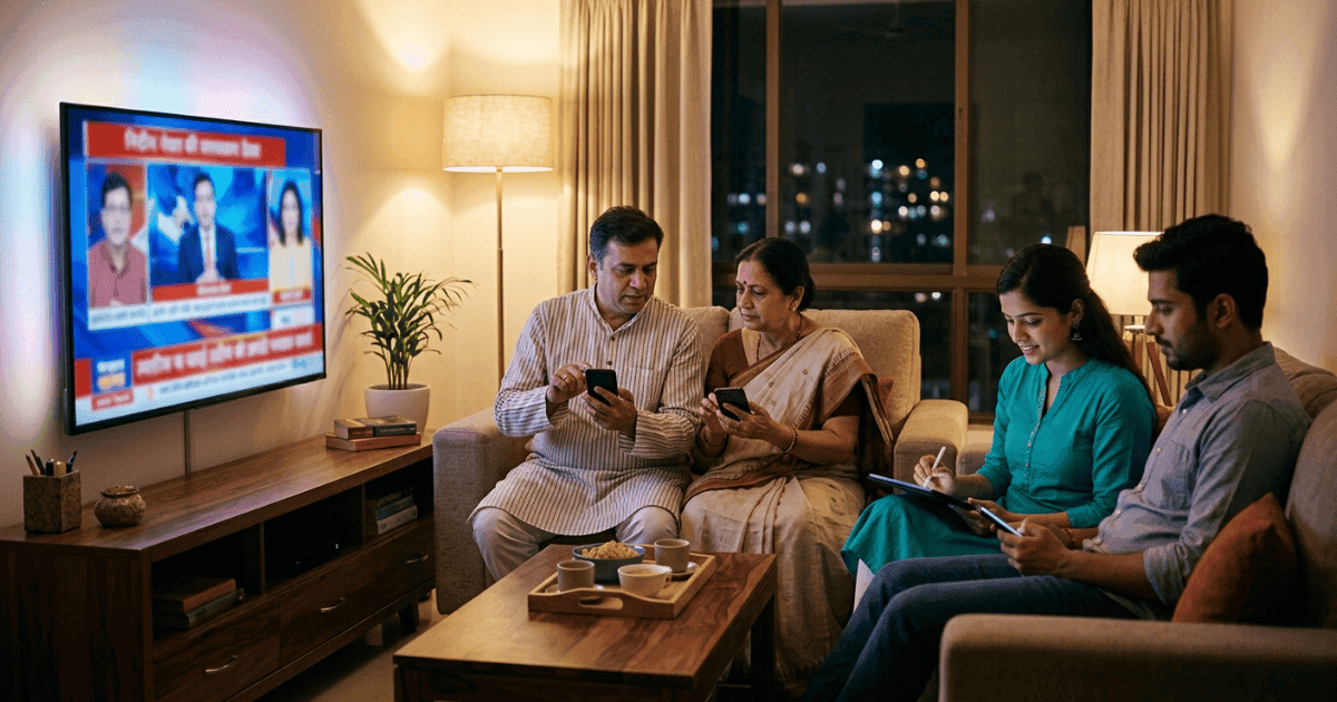 Indian CTV Ads Battle Second Screens; Coordinated Campaigns Key to Engagement