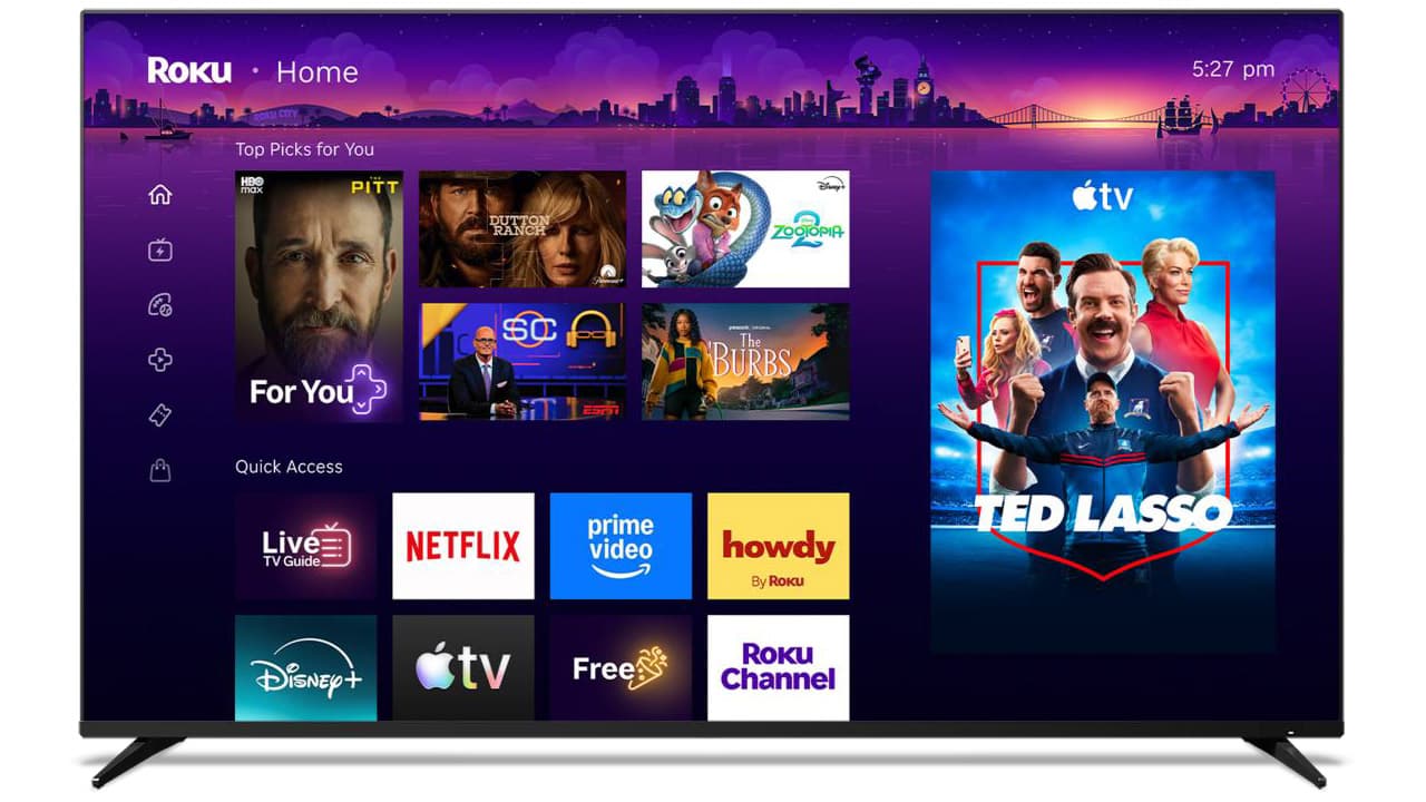 Roku redesigns its home screen to cut content searching