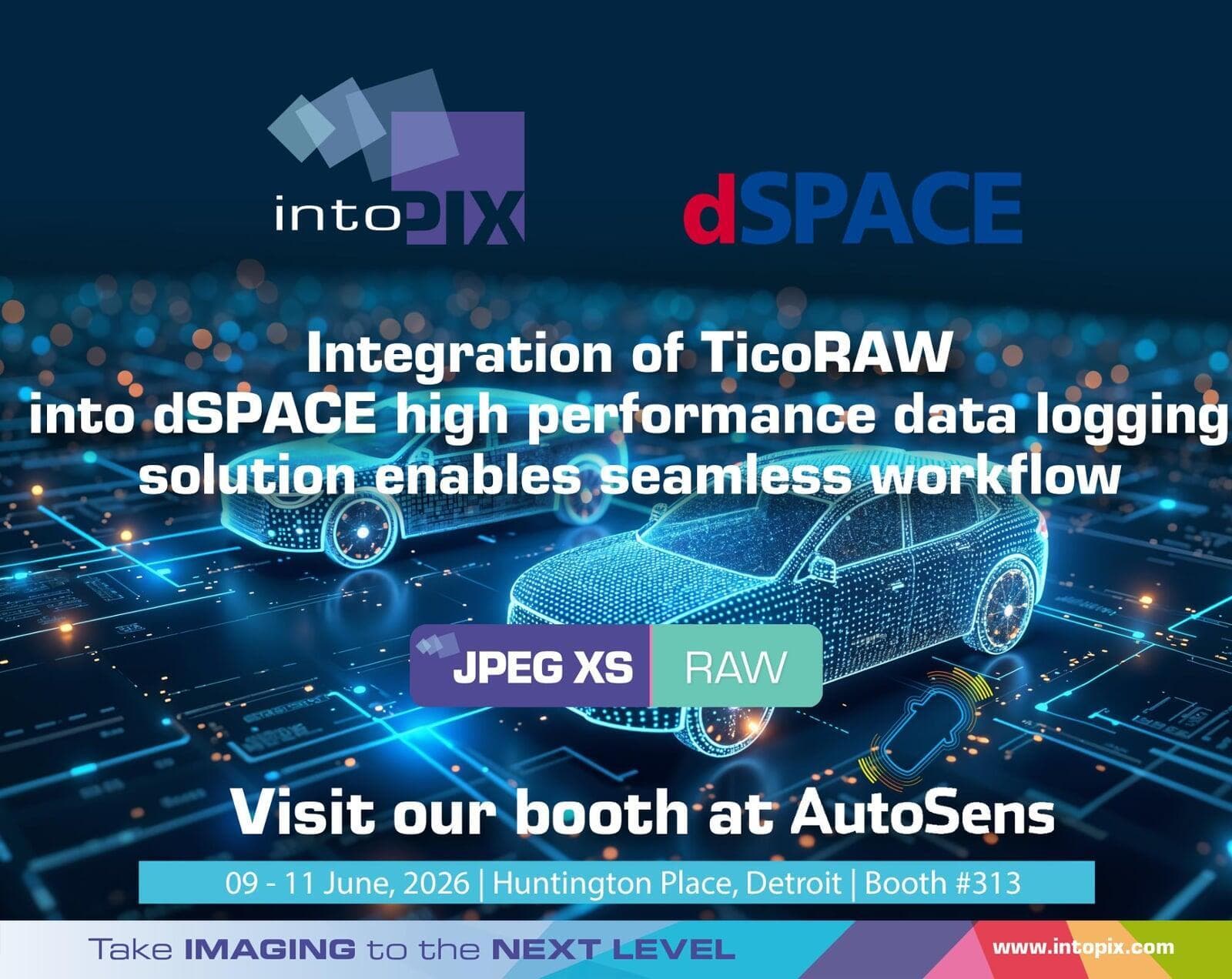 intoPIX and dSPACE Integrate TicoRAW for High-Performance Autonomous Driving Data Logging
