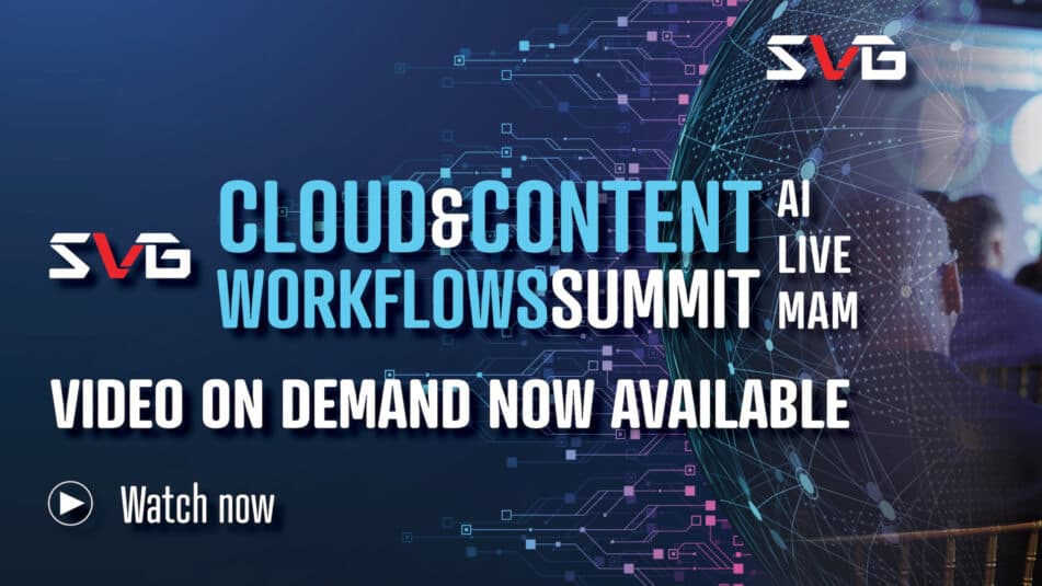 SVG Cloud Summit sessions debut on SVG PLAY covering AI production