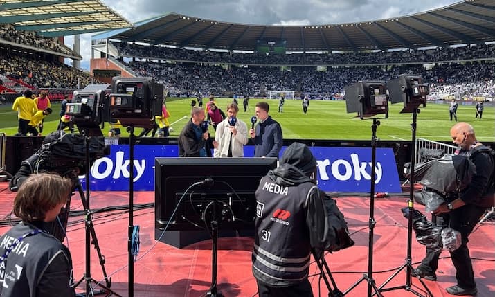 Mediapro Belgium mounts Belgium’s largest football TV production