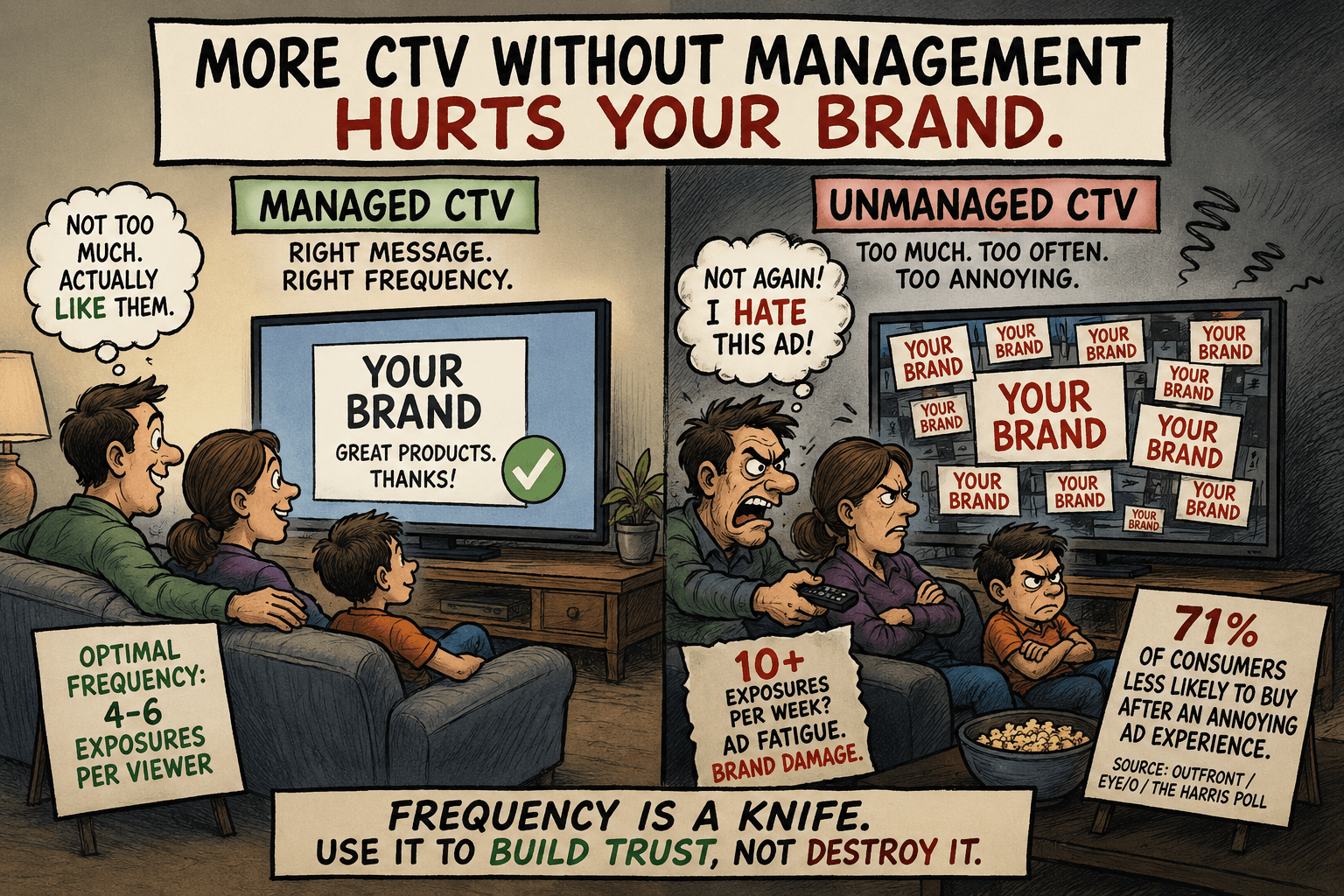 CTV ad frequency caps matter more than raw impression volume