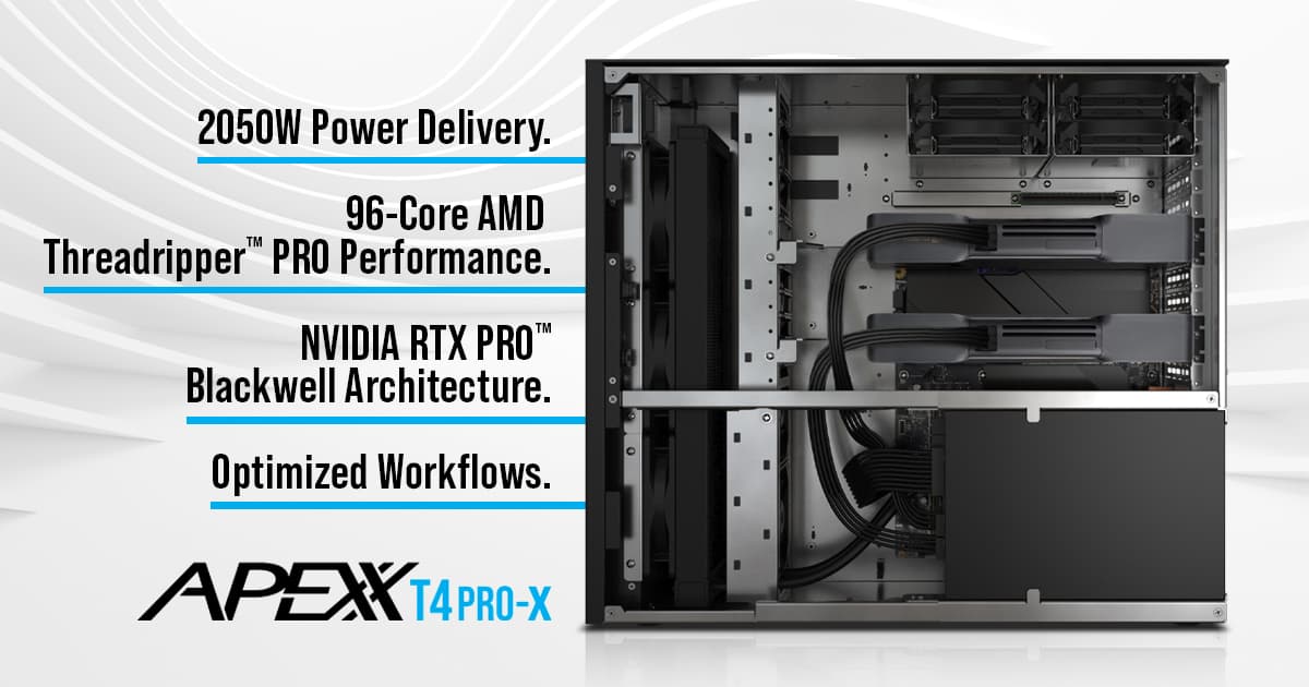 BOXX pairs Threadripper PRO CPUs with RTX Blackwell GPUs