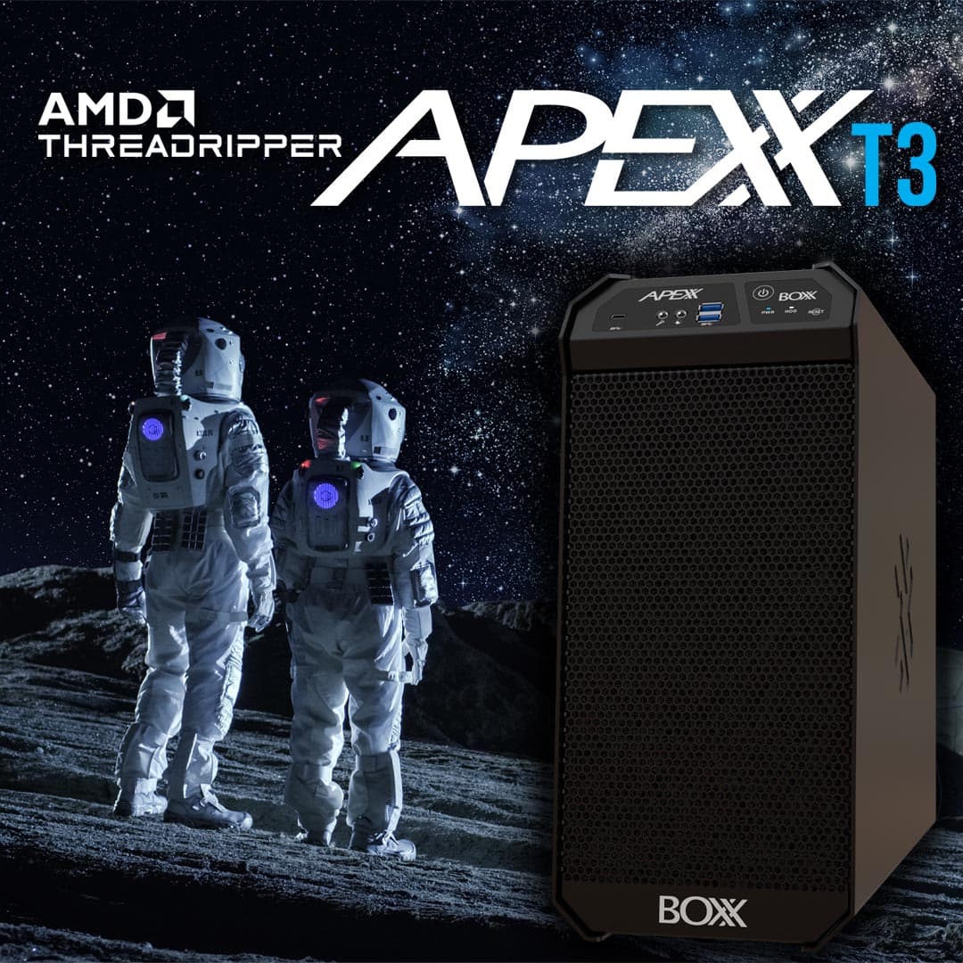 BOXX launches APEXX T3 workstation with AMD Threadripper 9000 and Blackwell