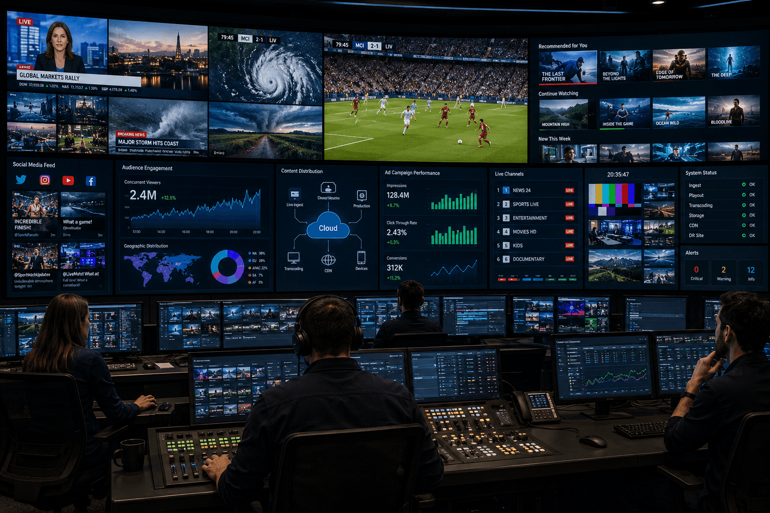 Broadcasters pivot to software-defined infrastructure as OTT and linear merge