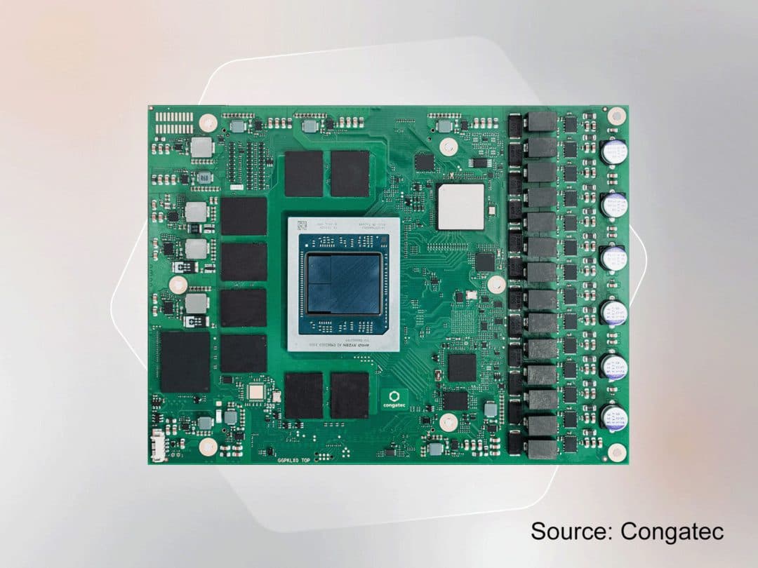 Congatec launches Ryzen AI X100 module for high-performance edge vision