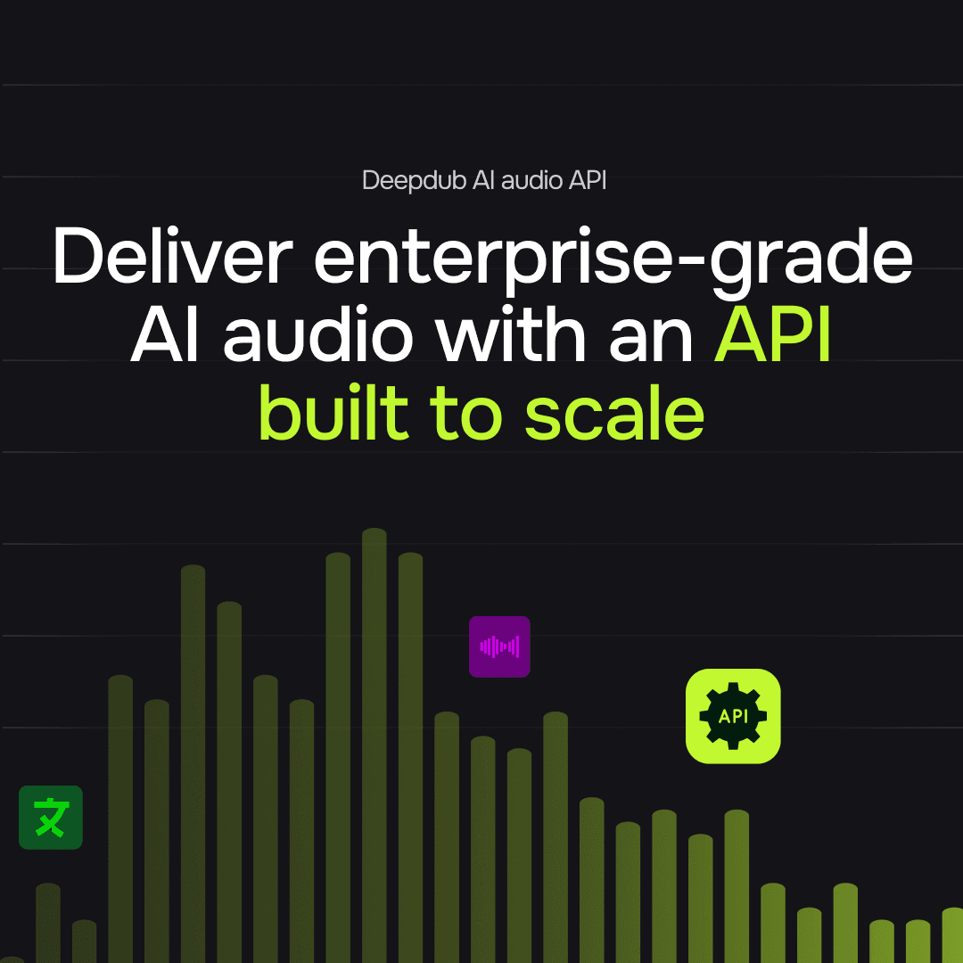 Deepdub launches enterprise-grade emotive audio API for Hollywood-quality synthetic voices