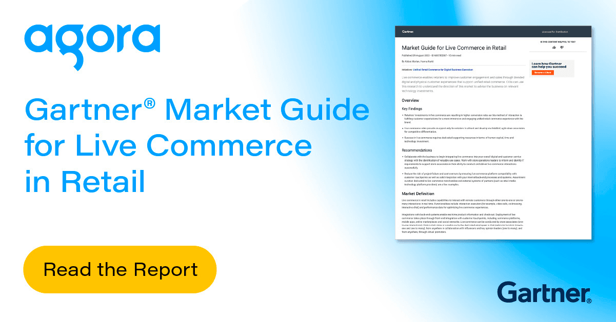 Gartner’s first live commerce guide cites higher retail conversion