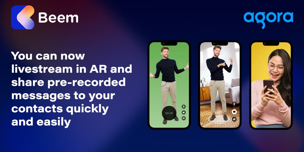 Beem uses Agora real-time video for hologram AR calls