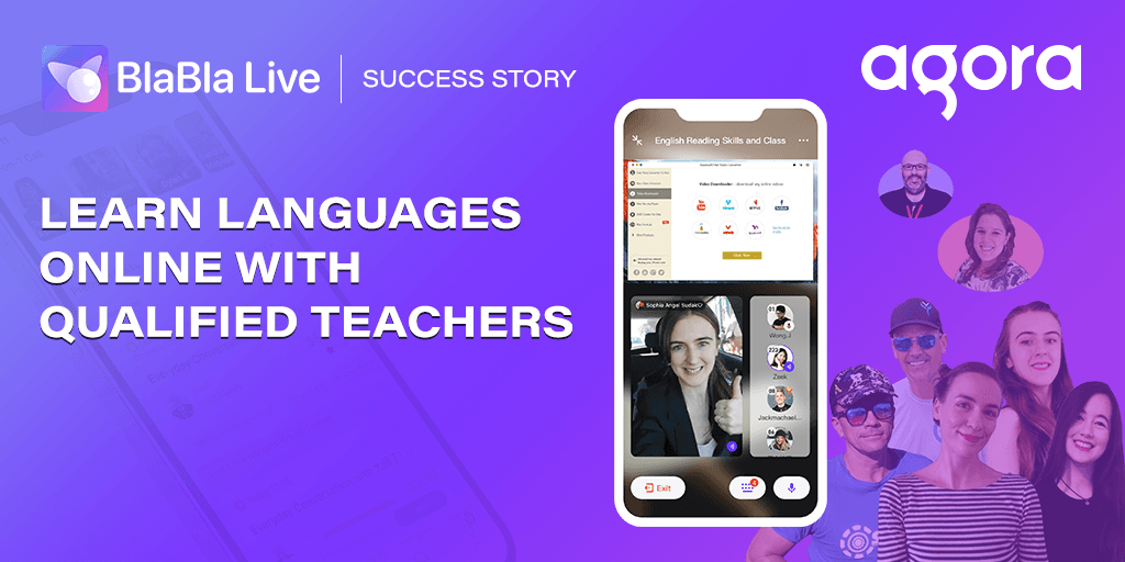 Agora powers BlaBla Live’s real-time language practice sessions