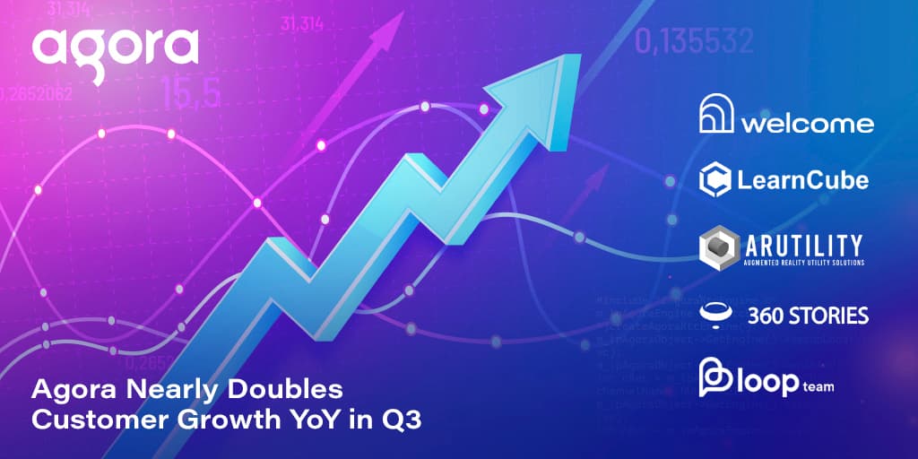 Agora says Q3 customer base grew on RTE demand