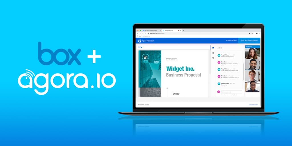 Agora adds video meetings inside Box for enterprise users