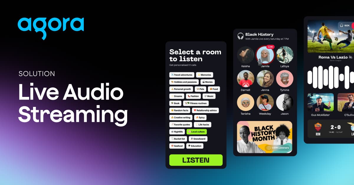 Agora adds real-time live audio to apps with Voice SDK