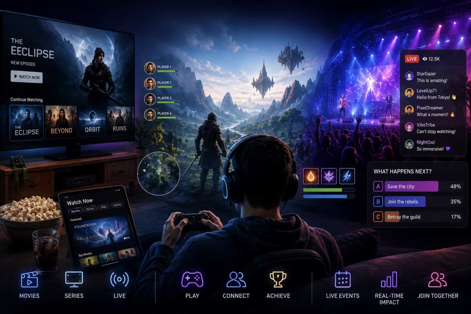 Interactive Entertainment Blurs Lines: Streaming, Gaming, Real-Time Converge