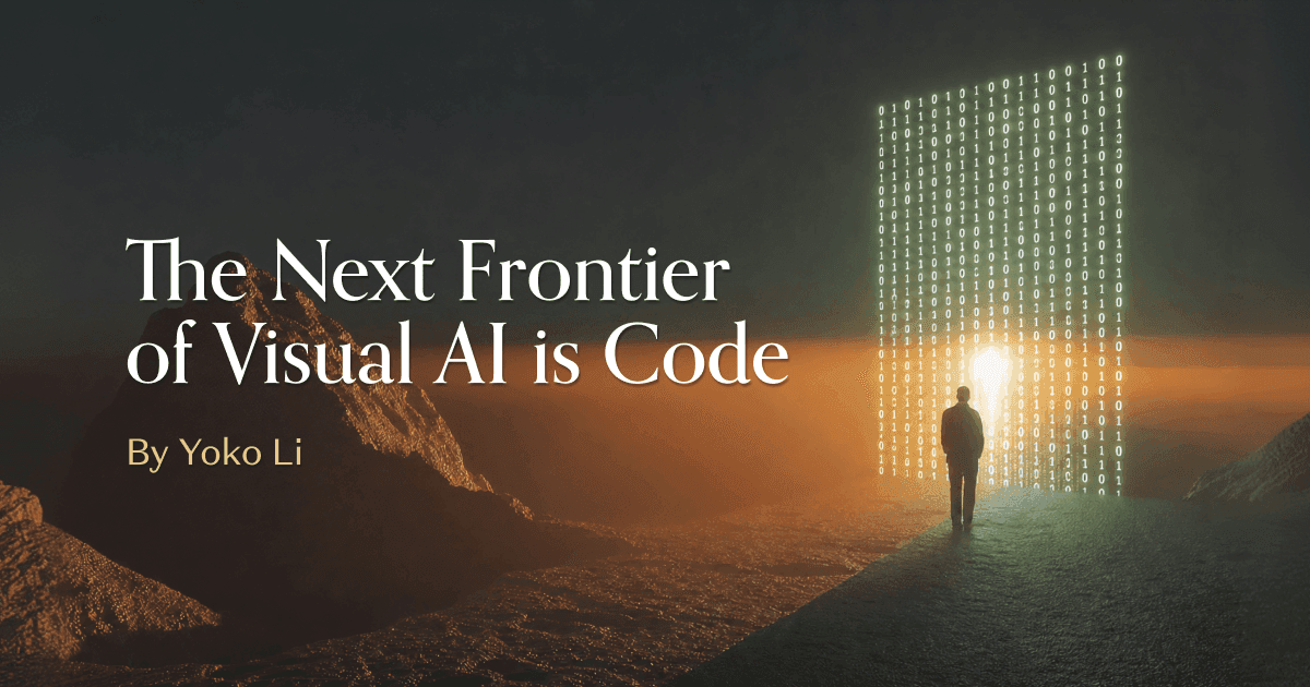 Visual AI Shifts From Pixels to Code-Native Generation for Editable Assets