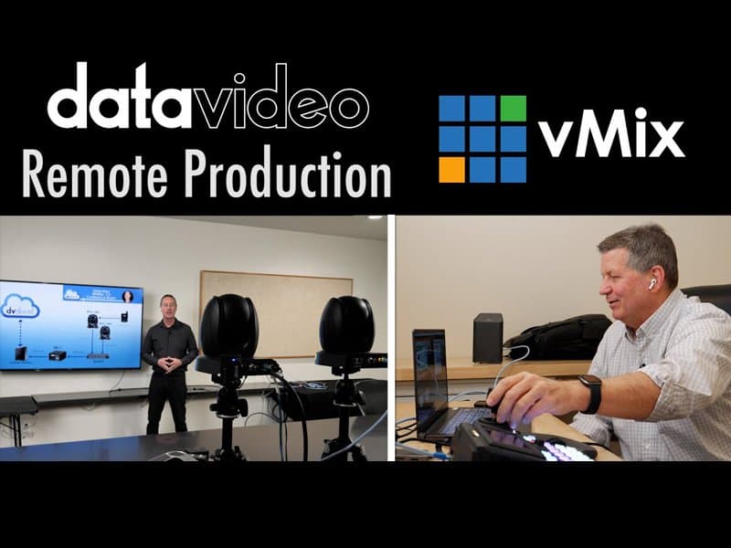 Datavideo highlights remote control for PTZ cameras and switchers