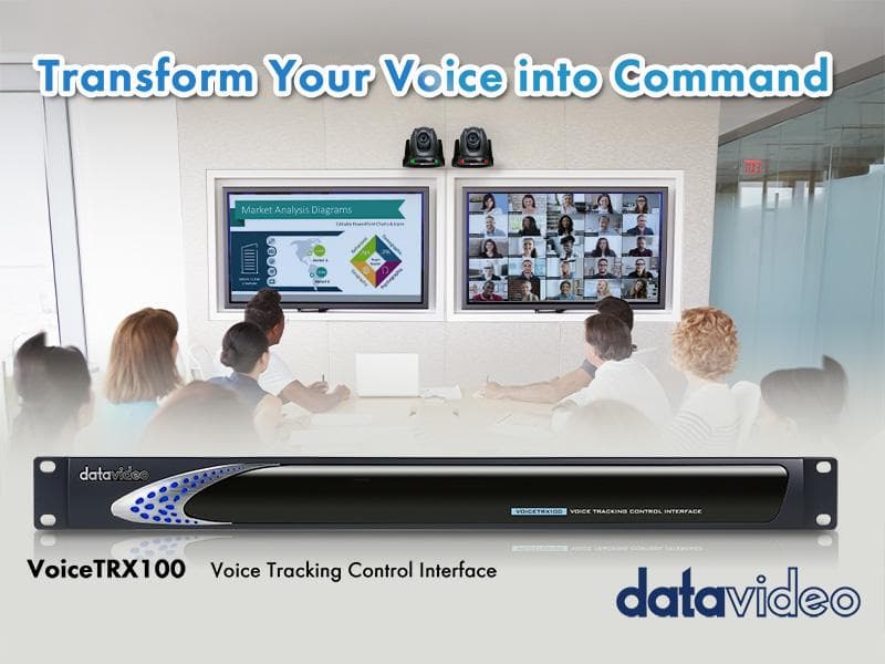 Datavideo’s VoiceTRX100 is now shipping for conference voice tracking