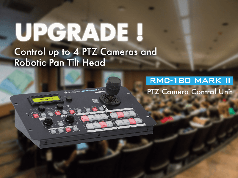 Datavideo updates RMC-180 for four-camera PTZ control
