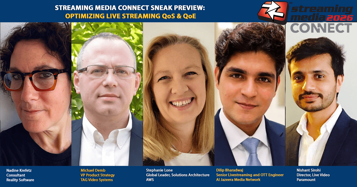 AWS, Paramount, and Al Jazeera tackle live streaming quality metrics
