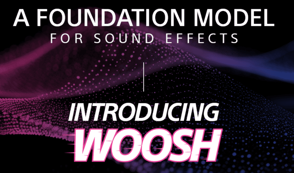 Sony launches Woosh AI for professional sound effect generation