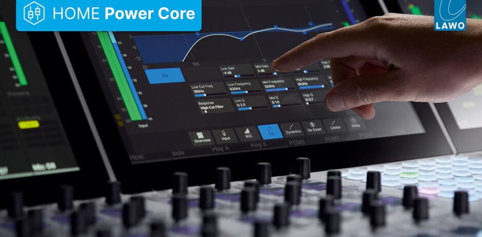 Lawo HOME ecosystem expansion adds HTML5 graphics and Edge One stagebox