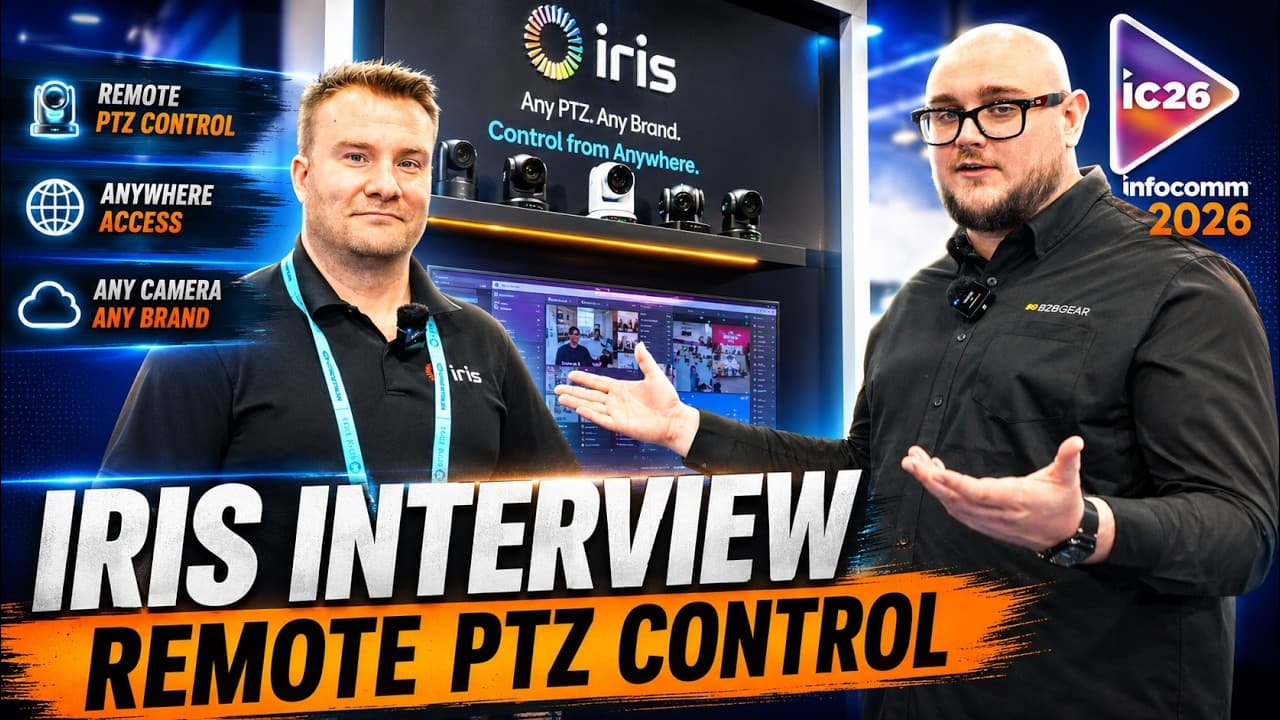 Audinate showcases software-based Iris for protocol-agnostic remote PTZ control
