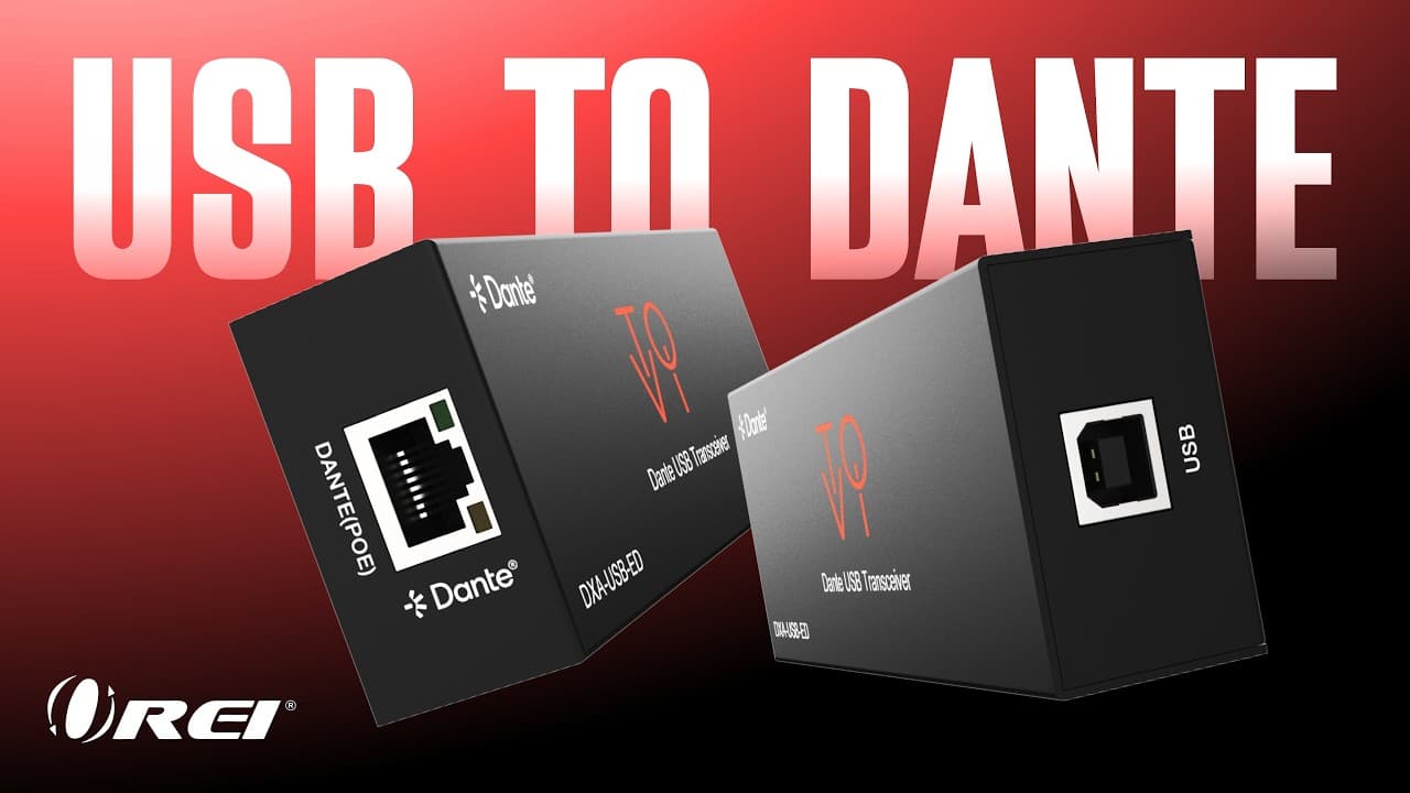 ToVi launches DXA-USB-ED 2-channel Dante transceiver for professional AV
