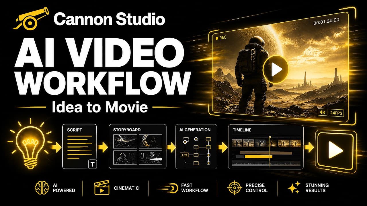 Cannon Studio maps AI video from idea to final mix