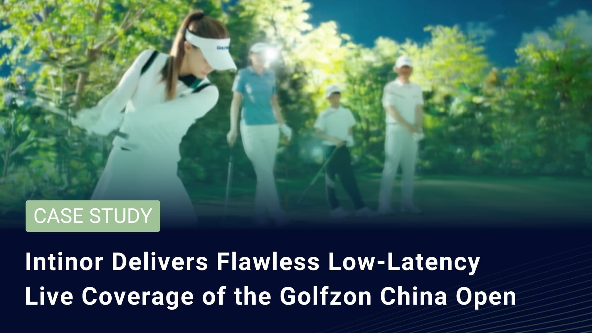 Intinor Secures Golfzon China Open via Single-Path SRT Video Transport