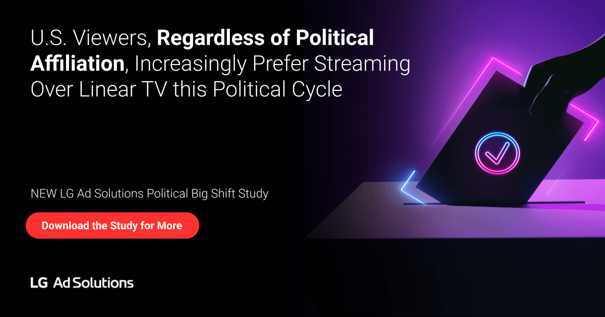 57% of Republicans prefer streaming TV for political content