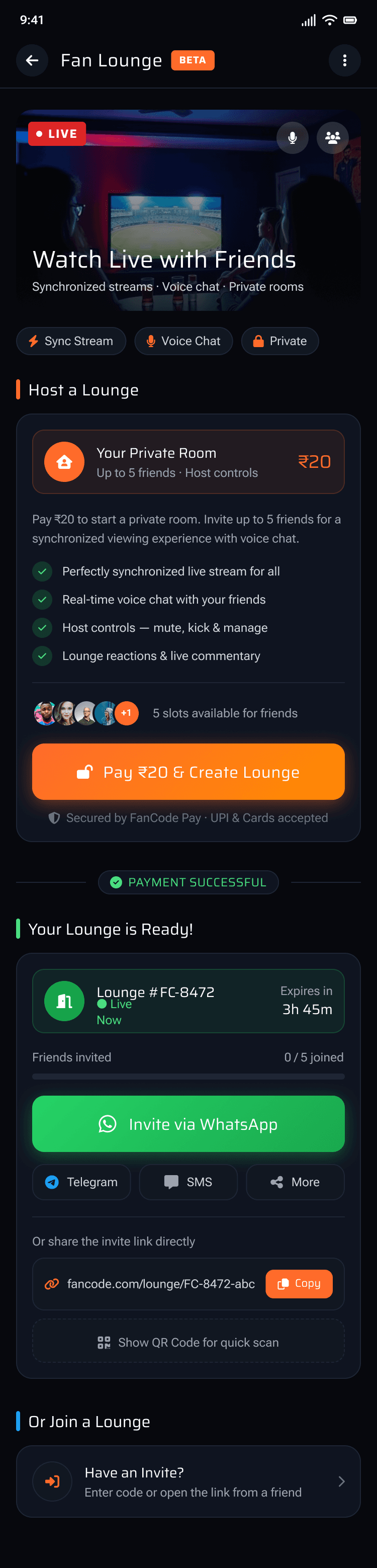 FanCode Boosts ARPU 136% with Social Co-Viewing Feature, Cuts CAC