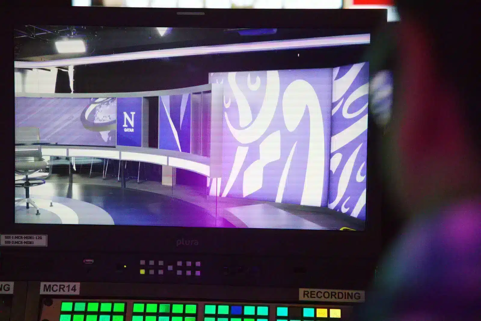 Northwestern Qatar Adopts Plura 25GbE Monitors for Full IP, 4K Broadcast Production