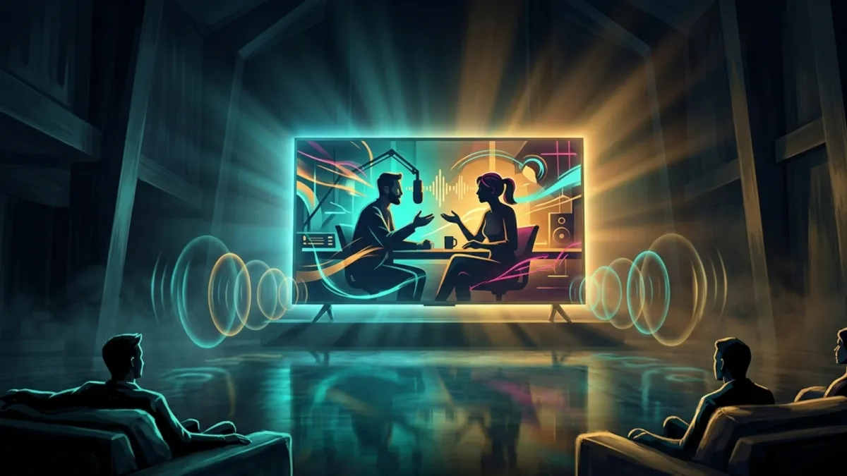 45% of UK podcast listeners now watch on smart TVs