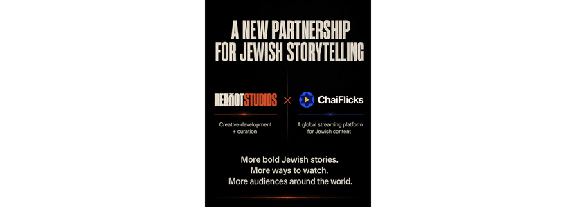 ChaiFlicks and Reboot Studios launch exclusive Jewish shorts pipeline