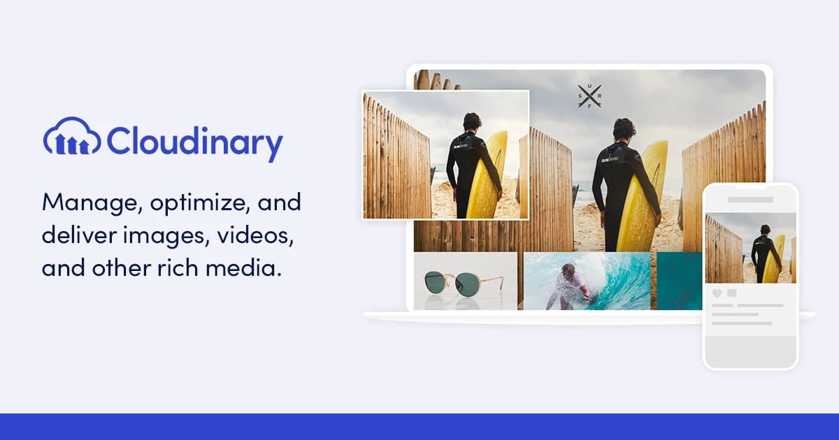 Cloudinary frames media processing as delivery-time URL transforms vs. local binaries