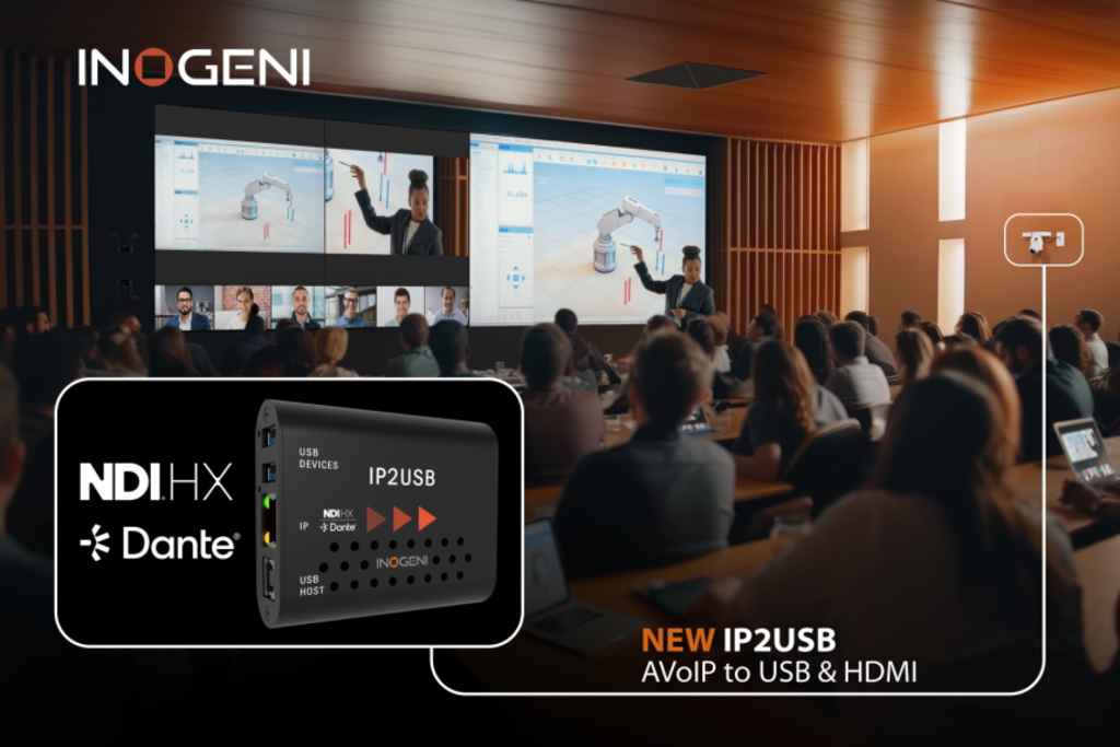 Inogeni Showcases Multi-Camera BYOM and AVoIP Solutions at InfoComm 2026