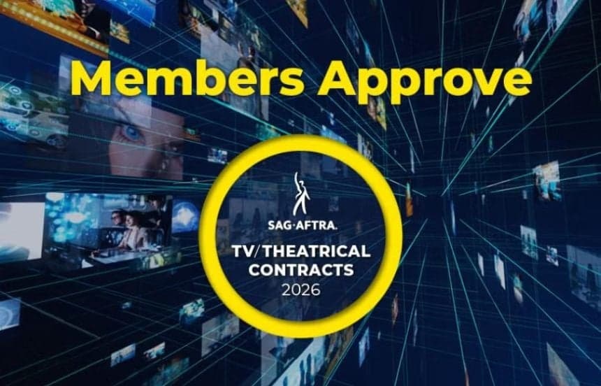 SAG-AFTRA members ratify 2026 TV/Theatrical contract with 91% approval