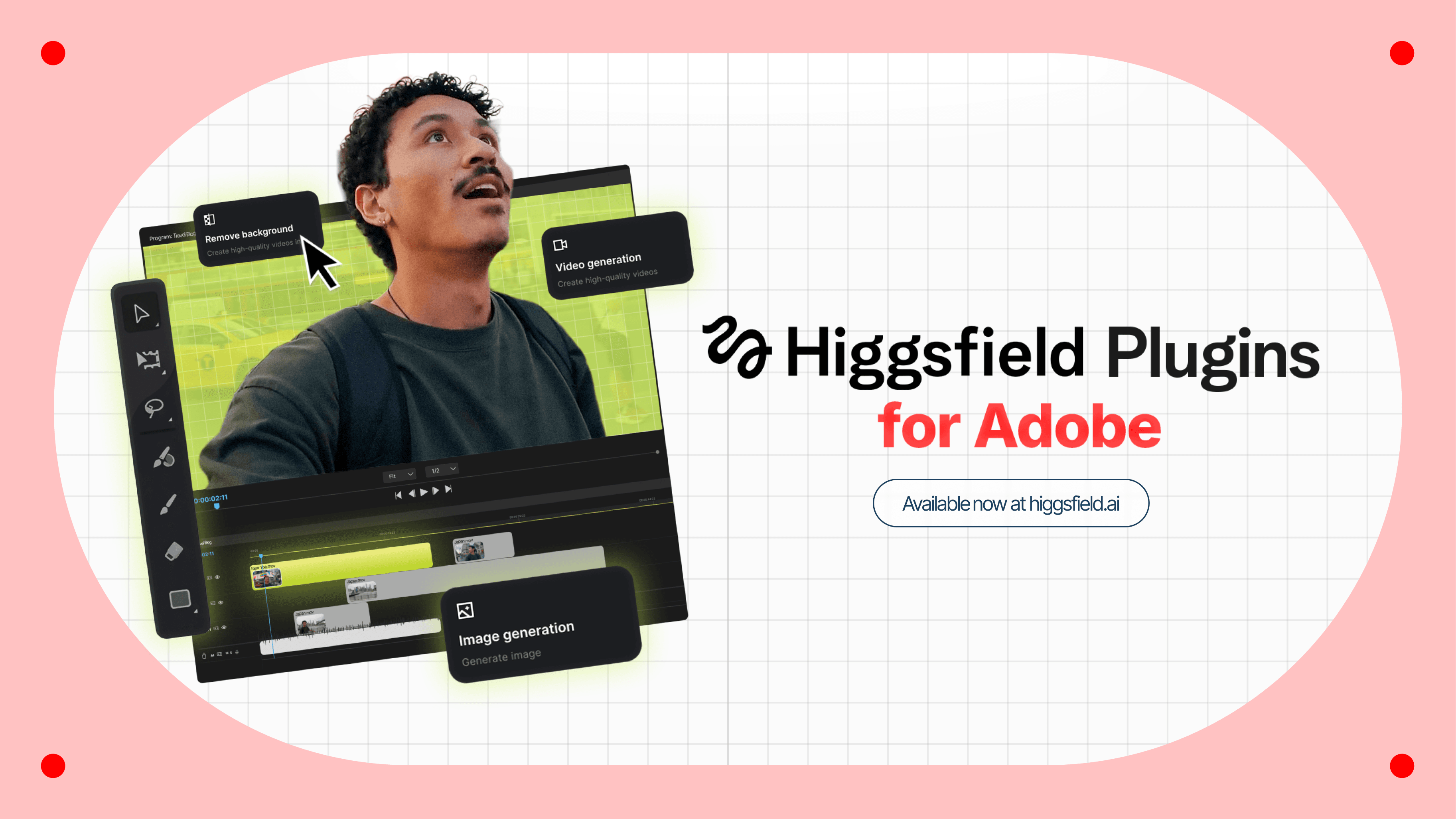 Higgsfield brings five AI editing plugins into Adobe Premiere
